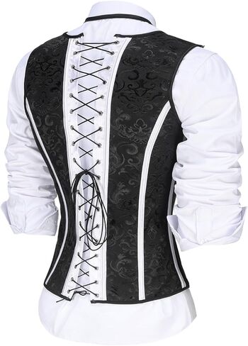 رجل مشد سترة الدانتيل يصل تشكيل القمم العظام فستان خمر صدرية طباعة رسمية سليم صالح مرحلة الزفاف in Kuwait