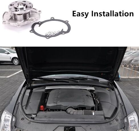 12566029 Coolant Water Pump Compatible With Chev-y GMC Buic-k Cadilla-c Saa-b Pontia-c Satur-n V6 2.8L 3.6L in Saudi Arabia