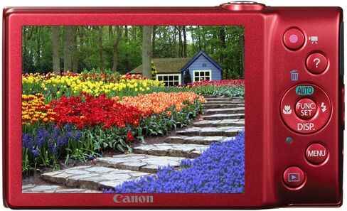 Canon PowerShot A4000 is 16.0 MP Digital Camera with 8X Optical Image Stabilized Zoom 28mm Wide-Angle Lens with 720p HD Video Recording and 3.0-Inch LCD (Red) in Saudi Arabia