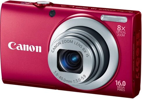 Canon PowerShot A4000 is 16.0 MP Digital Camera with 8X Optical Image Stabilized Zoom 28mm Wide-Angle Lens with 720p HD Video Recording and 3.0-Inch LCD (Red) in Saudi Arabia