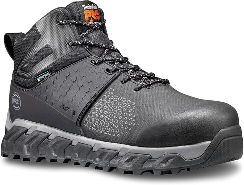 Timberland PRO Men's Ridgework Mid Composite Safety Toe Waterproof Industrial Hiker Work Boot, Black-2024 New, 10 in Saudi Arabia