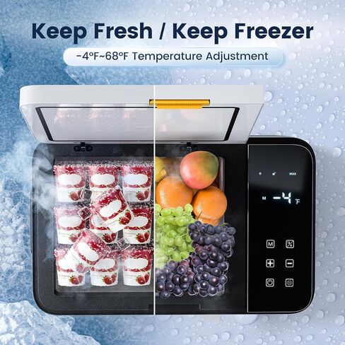 HCALORY 12 Volt Refrigerator 27QT (25 Liter) Portable Electric Compressorre Freezer Fridge with 12/24V DC & 110-240V AC for Camping, Car, RV, Truck, Outdoor or Indoor in Saudi Arabia