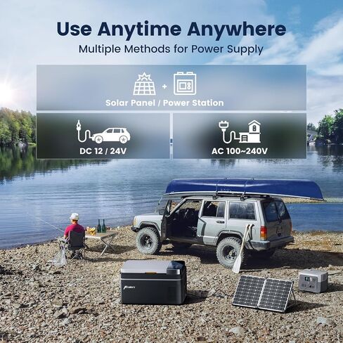 HCALORY 12 Volt Refrigerator 27QT (25 Liter) Portable Electric Compressorre Freezer Fridge with 12/24V DC & 110-240V AC for Camping, Car, RV, Truck, Outdoor or Indoor in Saudi Arabia