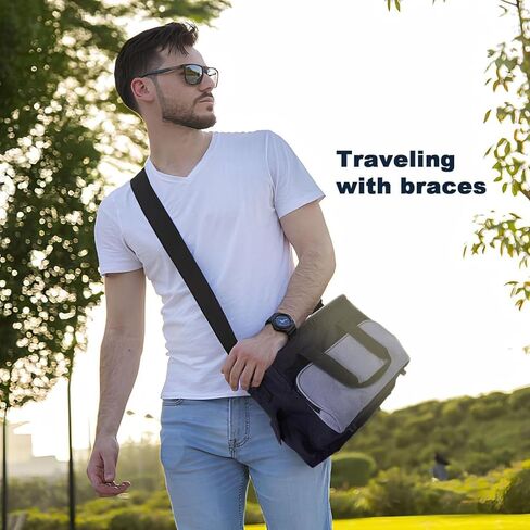 15.8 Quarts Electric Car Cooler Bag, 12V Car Cooler for Travel Plug in, Portable Cooler Refrigerator for Car, RV, Camping (Black1) in Saudi Arabia