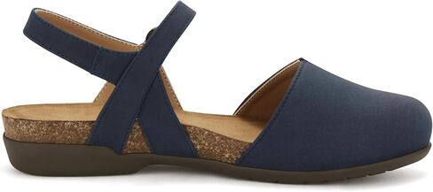 PARTY Closed Toe Sandals Women, Barefoot Arch Support Flat Sandals for Office Work and Travel with Comfortable Cork Footbed in Saudi Arabia