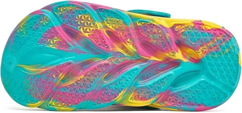WOUEOI Kid's Tie Dye Clogs Garden Shoes Cartoon Slides Toddler Sandals Beach Slipper Girls Boys in Saudi Arabia