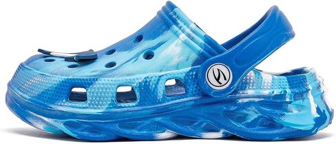WOUEOI Kid's Tie Dye Clogs Garden Shoes Cartoon Slides Toddler Sandals Beach Slipper Girls Boys in Saudi Arabia