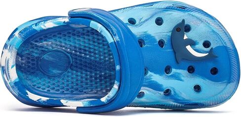 WOUEOI Kid's Tie Dye Clogs Garden Shoes Cartoon Slides Toddler Sandals Beach Slipper Girls Boys in Saudi Arabia