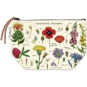 Cavallini Papers & Co. Wildflowers Vintage Pouch, Multi