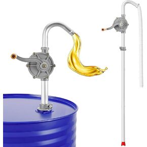 Aluminum 55 Gallon Drum Pump, Precision Engineered for Optimal Fluid Transfer, Hand Fuel Pumps for Diesel, Hydraulic Fluid
