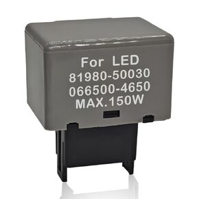 LM449 81980-50030 066500-4650 8 Pin LED Flasher Relay - Electronic LED Turn Signal Relay - Compatible with Lexus, Scion, Toyota | Fix Rapid Flashing & LED Turn Signal Issues