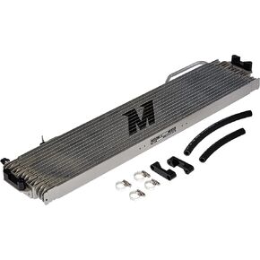 Mishimoto MMTC-K2-14 Transmission Cooler Compatible With Chevrolet Silverado 2014-2018 Silver