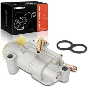 A-Premium Idle Air Control Valve Compatible with Honda Civic 1988-1991, CRX 1988-1991, 1.5L, Replace# 36450PW1G01, 36450PW5A01