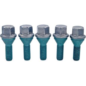 Solid Wheel Lug Bolts, Wheel Lug Nuts Compatible with Jeep 2014-2021 Cherokee, 2018-2021 Compass, 2012-2016 Dart, 2015-2017 200 (5 Packs for Aluminum Wheel ONLY)