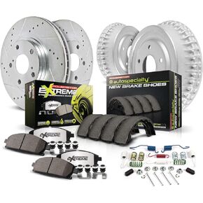 Power Stop Front and Rear K15015DK-26 Z26 Street Warrior Drum and Shoe Kit