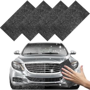 4 Pcs Nano Sparkle Cloth Car Scratches Remover, Nano Sparkle Cloth for Car Scratch, Upgrade Car Scratch Repair Cloth, Nano Cloth with Scratch Repair and Polishing Function