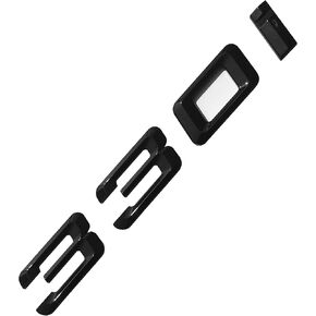 330i Emblem Gloss Black Genuine OEM Size Replacement for BMW Trunk Lid Rear Emblem Badge Nameplate Label Decal Number Letters(Bright Black, 330i)