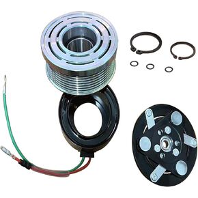 38810-RNA-A01 AC Compressor Clutch Assy for Civic 1.8L 2006 2007 2008 2009 2010 2011 Auto Air Compressor Clutch Oil Assembly Kit Pulley Bearing Coil Plate 38810RNAA02