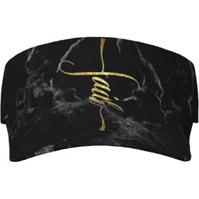 Jesus Cross Sport Sun Visor Hat Fashion Empty Top Baseball Sun Cap Golf Tennis Visor for Women Men