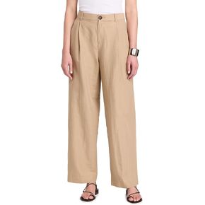 Vince Women's High Waisted Casual Tailored Wide Leg Pants