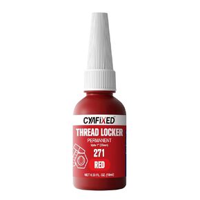 Threadlocker 271, Red High Strength Permanent Thread Lock Glue (1.69Fl. oz/50ml) - Lock Tight Screw Glue for Nuts, Bolts & Seal Fasteners, Prevents Loosening, Rust & Corrosion