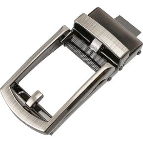 Premium Belt Buckle Replacement for Men – Hebillas para Cinturones de Hombre, Clip-On Push Blade Click Buckle for 1.4'' (36mm) Slide Belt Strap, Automatic Adjustable Accessory Wedding Casual