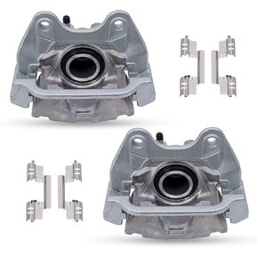 2PCS Rear Disc Brake Calipers Assembly w/Bracket Compatible with 2007-2018 Chevrolet Silverado 1500, Compatible with 2007-2018 GMC Sierra 1500 Driver&Passenger Side 18B5030 18B5031