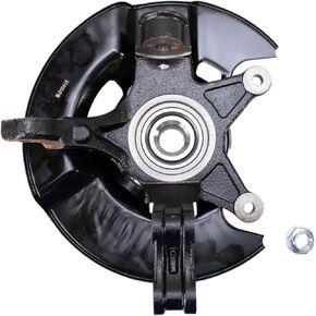 TRQ Front Steering Knuckle & Wheel Bearing Hub Assembly RH Right Passenger Side Compatible with 2005-2008 Honda Pilot 698-492 51211S3VA01 45255S9VA00 44600S3VA10 44300S3VA11