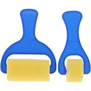 12-Pack Foam Brayer Paint Roller for Artist DIY Painting Project, 2 Sizes