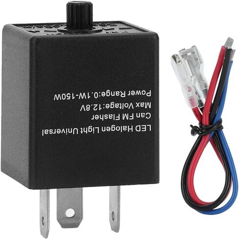 12 فولت 24 فولت 3-PIN قابل للتعديل LED مرحل ومضي بدوره ضوء الوامض للسيارات دراجة نارية الإلكترونية LED مرحل ومضي إصلاح فرط فلاش in Saudi Arabia