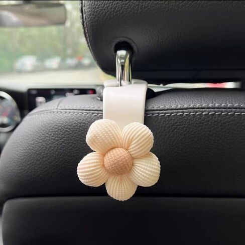 2pcs Car Purse Hook For Car Hooks For Purses And Bags, Cute Bow Car Seat Headrest Hook For Car Purse Hook Hanger. (pink-2pcs) in Saudi Arabia