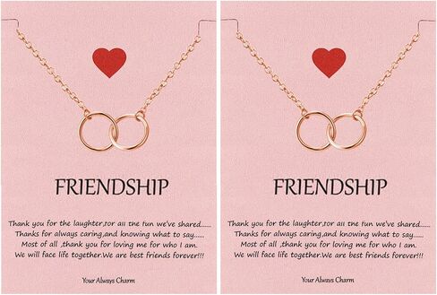 Friendship Necklace Bff Necklace for 2 in Kuwait
