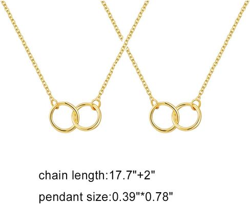 Friendship Necklace Bff Necklace for 2 in Kuwait