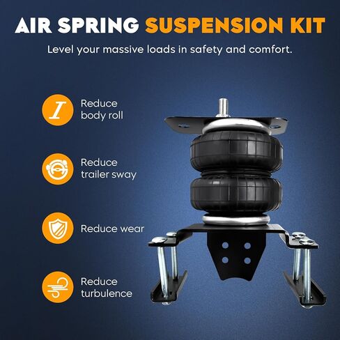 Rear Airbag Air Spring Bags Suspension Kit for 2007-2021 Toyota Tundra 2WD 4WD, Helper Bag Spring Towing 5000 lbs, W217602445 2445 in Saudi Arabia