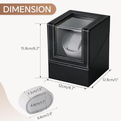 صندوق ساعة NATGAI 24 فتحة ولفاف ساعة أوتوماتيكي واحد in Kuwait