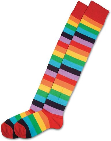 BA1131 Clown Socks | Unisex | Multicolor Adult, Multi-Colour, One Size in Kuwait
