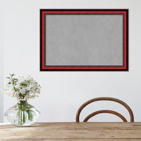 لوحة مغناطيسية بإطار من Amanti Art (45 × 37) لوحة مغناطيس كانتربري الكرز، لوحة إعلانات مغناطيسية كبيرة جدًا لديكور المكتب، غرفة الطين، المطبخ أو منطقة إسقاط المنظمة من WI، الولايات المتحدة الأمريكية in Saudi Arabia