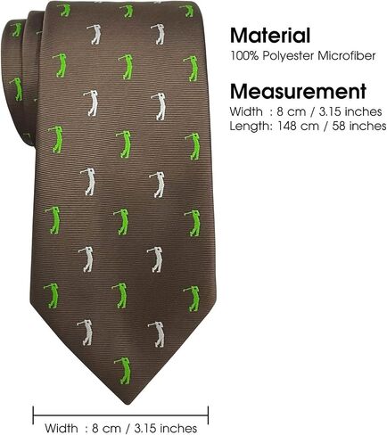 Retreez Sports & Specialty Ties | Neckties for Men | Microfiber 3.15" Men's Tie in Saudi Arabia