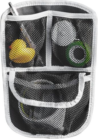 Front Trunk Lid Organizer Fit for Can-Am Ryker/Rally/Sport 2019-2024 Removable Mesh Triple Pocket Glove Box Organizer (Black) in Saudi Arabia