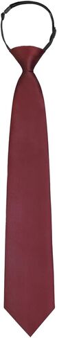 Boys Tie, Pre-tied Kids Tie Adjustable Ties for Boys Solid Color Clip on Ties for Boys School/Graduation/Wedding in Saudi Arabia