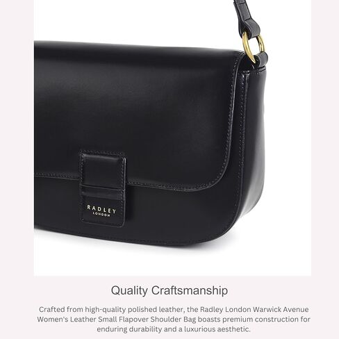 RADLEY London Warwick Avenue Women's Leather Small Flapover Shoulder Bag - Small Size Purse - Women's Shoulder Handbag in Saudi Arabia
