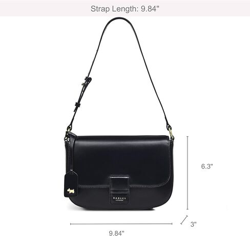 RADLEY London Warwick Avenue Women's Leather Small Flapover Shoulder Bag - Small Size Purse - Women's Shoulder Handbag in Saudi Arabia