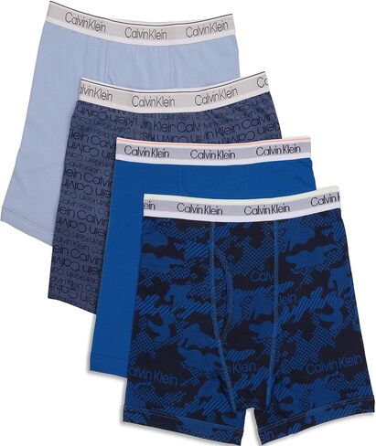 Calvin Klein Boys' Underwear 4 Pack Boxer Brief Value Pack in Saudi Arabia