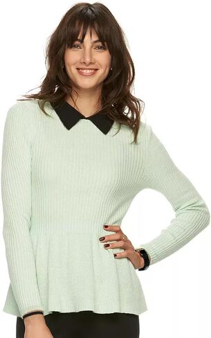 Beut Bucf & Co ياقة وهمية وأساور وهمية طبقات نصف قمصان ياقة سوداء قابلة للفصل للبلوزات والقمصان ذات الأزرار in Kuwait