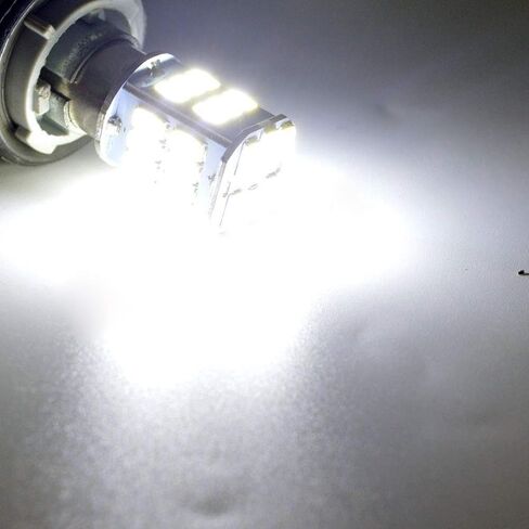 1157 لمبة LED بيضاء، Bay15d Led 12V 5W لمبة، DC10-30V 6000K 800 Lm للذيل/الفرامل، ضوء احتياطي، للسيارة، RV، مقطورة، قارب، دراجة نارية. (عبوة من 2) in Kuwait