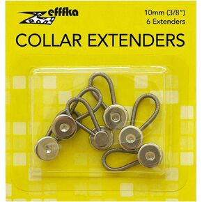 Metal Collar Neck Sleeve Extenders Wonder Button for Men's and Boys’ Shirts Dress Comfortable and Stretchy Collar Size Expander