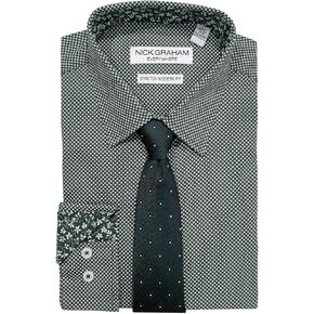 Nick Graham Men's Columbus Circle Dot Tie Set
