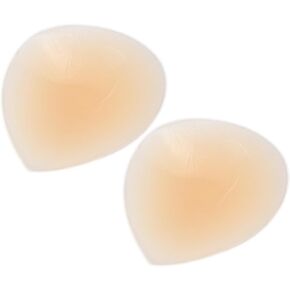 LNQ LUNIQI 2Pcs Seamless Camel Toe Pad Concealer Reusable Silicone Guard for Women's Swimming Sticker and Breast Pasties