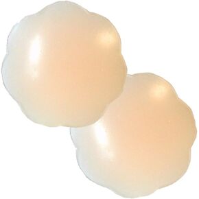 Silicone Petal Tops - Reusable Nipple Covers - Beige