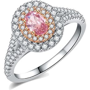 CEJUG Promise Ring Engagement Rings for Women 1.3Ct Cz 18K Gold Plated Wedding Anniversary Bands Bridal Size 5-9